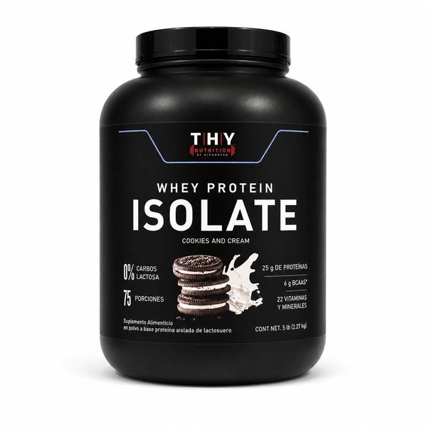 Proteína Whey Isolate THY Nutrition Cookies and Cream 5 lb